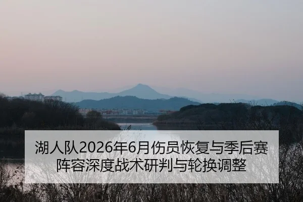 湖人队2026年6月伤员恢复与季后赛阵容深度战术研判与轮换调整